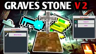 ZC Graves Stone Addon (1.21, 1.20) – MCPE/Bedrock Mod