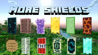 Raiyon's More Shields Addon (1.26, 1.21) – MCPE/Bedrock Edition Mod