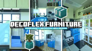 DecoFlex Furniture Addon (26.x, 1.21) – MCPE/Bedrock Mod