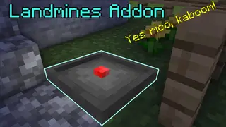 Landmine Addon (26.x, 1.21) – MCPE/Bedrock Mod