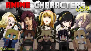Anime Characters Addon (1.26+, 1.21) – MCPE/Bedrock Waifus & Husbands Mod
