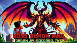 Boss Demon King Addon (1.21, 1.20) – MCPE/Bedrock Mod