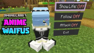 Anime Waifus Addon (26.x, 1.21) – MCPE/Bedrock Mod
