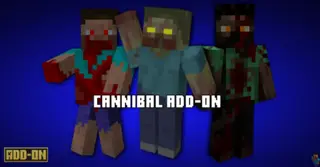 Cannibal Addon (1.21, 1.20) – MCPE/Bedrock Mod