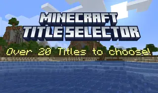 Minecraft Title Selector Texture Pack (26.x, 1.21) – MCPE/Bedrock