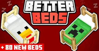 Better Beds Addon (1.21, 1.20) – MCPE/Bedrock Mod