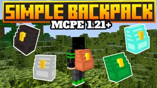 Simple Backpack Addon (1.21, 1.20) – MCPE/Bedrock Mod
