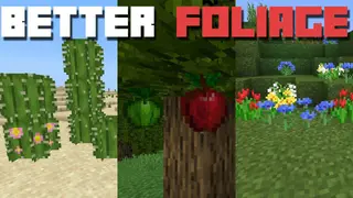 Better Foliage Addon/Texture Pack (1.21, 1.20) – MCPE/Bedrock