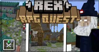 Rex RPG Quest Addon (1.21, 1.20) – MCPE/Bedrock Mod