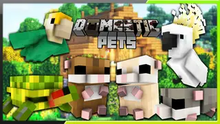 DomesticPets Addon (1.21, 1.20) – MCPE/Bedrock Mod