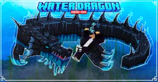 Water Dragon Boss Addon (1.21, 1.20) – MCPE/Bedrock Mod