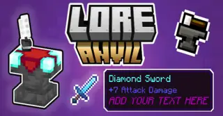 Lore Anvil Addon (26.x, 1.21) – MCPE/Bedrock Mod