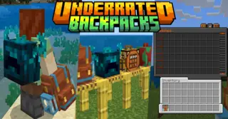 Underrated Backpacks Addon (1.21, 1.20) – MCPE/Bedrock Mod