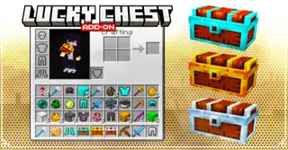 Lucky Chest Addon (1.21, 1.20) – MCPE/Bedrock Mod