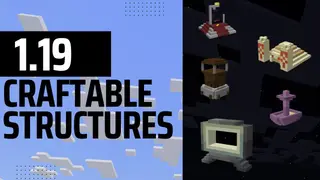 Craftable Structures Addon (1.21, 1.20) – MCPE/Bedrock Mod