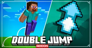 Double Jump Addon (1.21, 1.20) – MCPE/Bedrock Mod