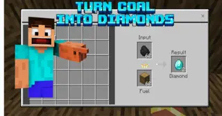 TrollCraft Addon (1.21, 1.20) – Turn Coal Into Diamonds