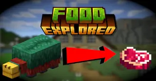 Food Explored Addon (1.21, 1.20) – MCPE/Bedrock More Food Mod