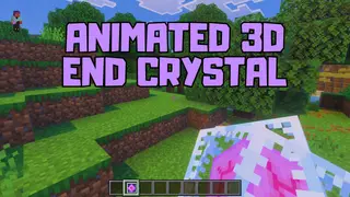 Animated 3D End Crystal Texture Pack (1.21, 1.20) – MCPE/Bedrock