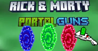Rick and Morty Portals Addon (1.21, 1.20) – MCPE/Bedrock Mod
