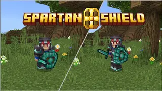 Spartan Shield Addon (26.x, 1.21) – MCPE/Bedrock Mod