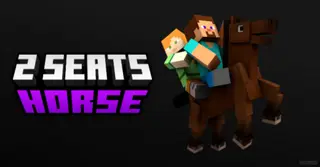 2 Seats on Horse Addon (1.21, 1.20) – MCPE/Bedrock Mod
