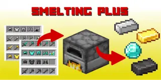 Smelting Plus Addon (1.21, 1.20) – MCPE/Bedrock Mod
