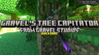 Gravel's Tree Capitator Addon (26.x, 1.21) – MCPE/Bedrock Mod