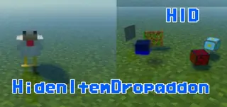 Hiden Item Drop Addon (26.x, 1.21) – MCPE/Bedrock Mod