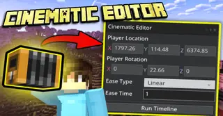 Jayly Cinematic Editor Addon (1.21, 1.20) – Bedrock Edition Replay Mod
