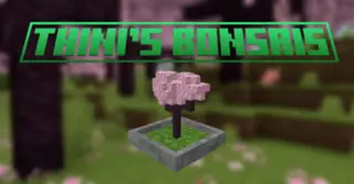 Thini's Bonsais Addon (26.x, 1.21) – MCPE/Bedrock Mod