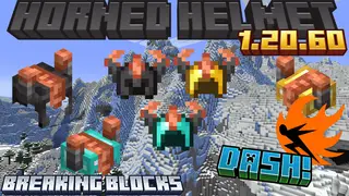 Horned Helmet Addon (1.21, 1.20) – MCPE/Bedrock Mod