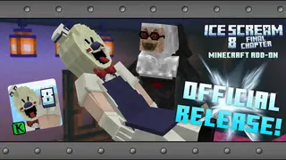 Ice Scream 8 Official Addon (1.21, 1.20) – MCPE/Bedrock Mod