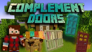 Complement Doors Addon (1.21, 1.20) – MCPE/Bedrock Mod