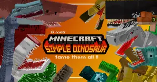 Simple Dinosaur Addon (26.x, 1.21) – MCPE/Bedrock Mod