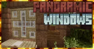 Panoramic Windows Addon (26.x, 1.21) – MCPE/Bedrock Mod