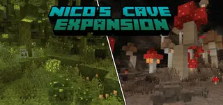 Nico's Cave Expansion Addon (1.21, 1.20) – MCPE/Bedrock Mod