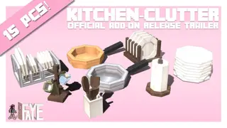 The FAYE Kitchen Clutter Set Addon (26.x, 1.21) – MCPE/Bedrock Mod