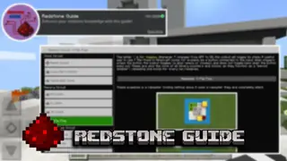 Redstone Guide Addon (26.x, 1.21) – MCPE/Bedrock Mod