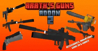 Arath's Guns 2 Addon (1.21, 1.20) – MCPE/Bedrock Mod