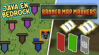 Banner Map Markers (1.21, 1.20) – MCPE/Bedrock Scripts/Addon