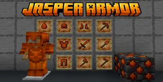 Jasper Armor Addon (26.x, 1.21) – MCPE/Bedrock Mod