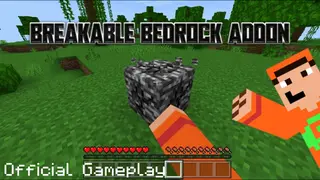 Breakable Bedrock Addon (1.21, 1.20) – MCPE/Bedrock Mod
