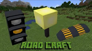 Road Craft Addon (1.21, 1.20) – MCPE/Bedrock Mod