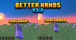 Better Hands Texture Pack (26.x, 1.21) – MCPE/Bedrock