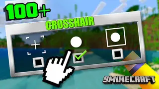 100+ Crosshair Texture Pack (1.26+, 1.21) – MCPE/Bedrock