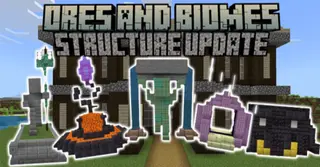 Ores and Biomes Release Addon (1.21, 1.20) – MCPE/Bedrock Mod