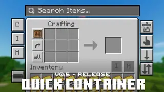 Quick Container Texture Pack (26.x, 1.21) – MCPE/Bedrock