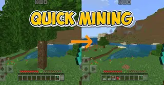 Quick Mining Addon (1.21, 1.20) – MCPE/Bedrock Mod