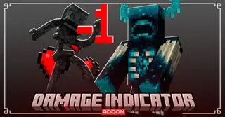 Damage Indicator Addon (1.21, 1.20) – MCPE/Bedrock Mod